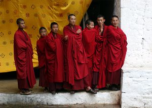 Bhutaneische Mönche